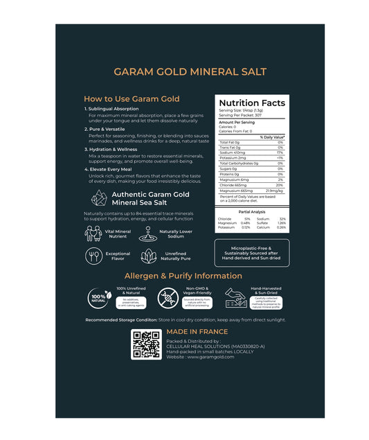 Garam Gold Mineral Sea Salt